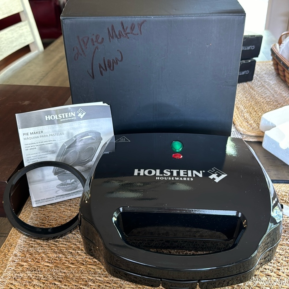 Holstein Housewares Mini Pie Maker. Fun way to make pies!